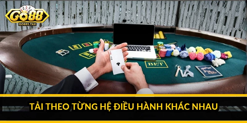 Tải theo từng hệ điều hành khác nhau ra sao