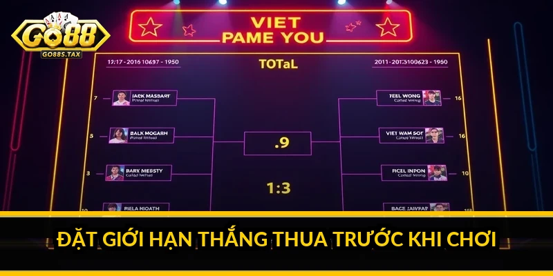 Quản lý vốn khi chơi Baccarat tốc độ Go88: chơi bền hơn Đặt giới hạn thắng thua trước khi chơi